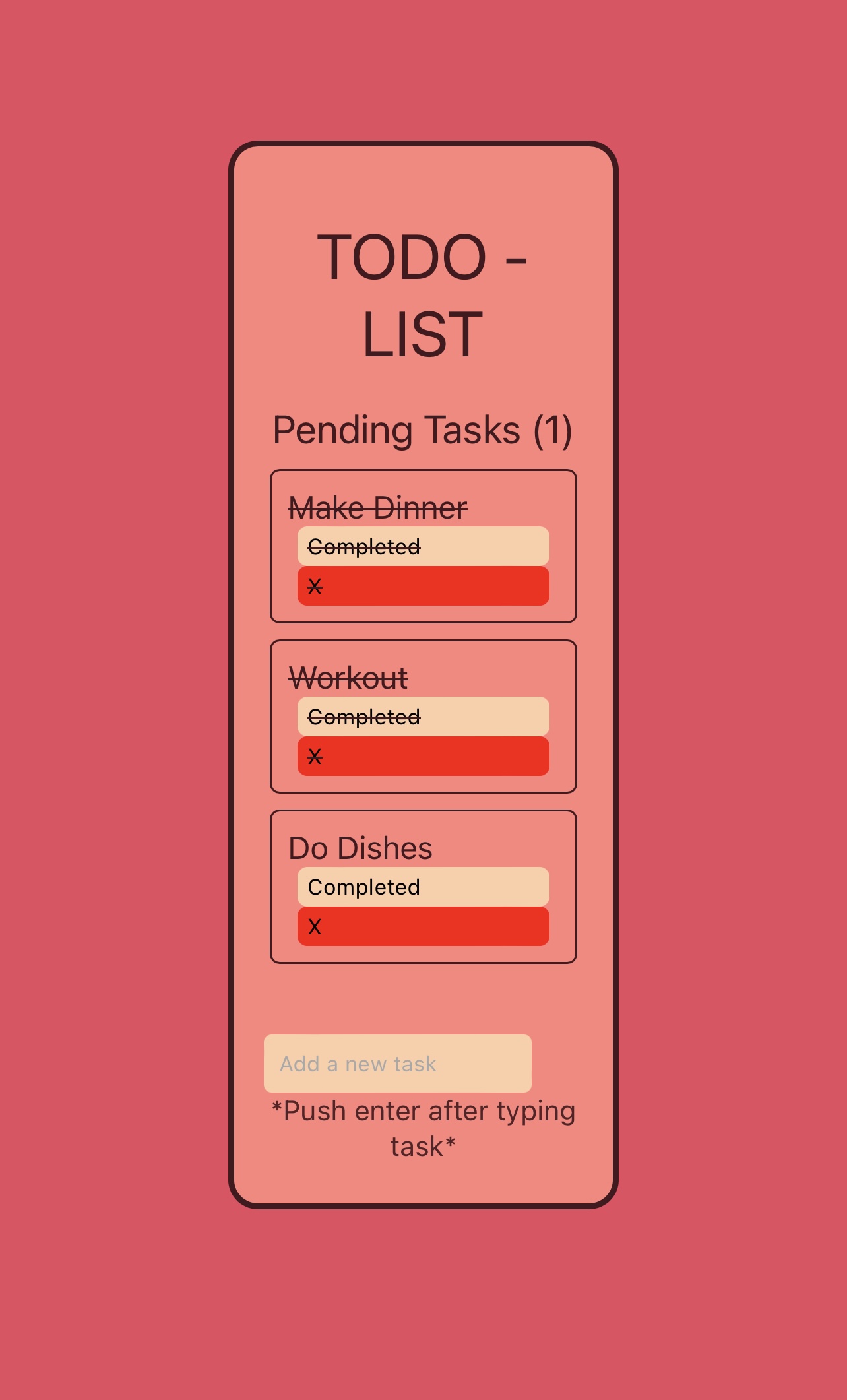 Todo List App